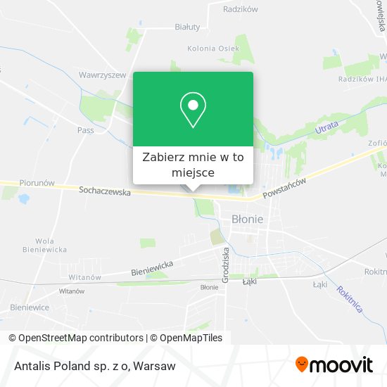 Mapa Antalis Poland sp. z o