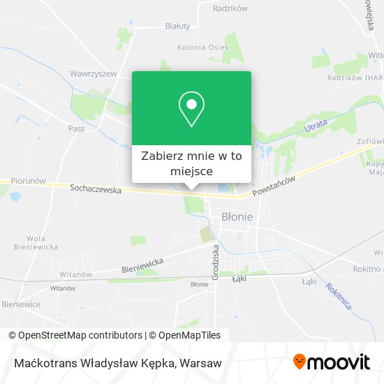 Mapa Maćkotrans Władysław Kępka