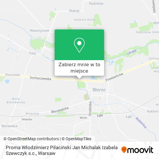 Mapa Proma Włodzimierz Piłaciński Jan Michalak Izabela Szewczyk s.c.