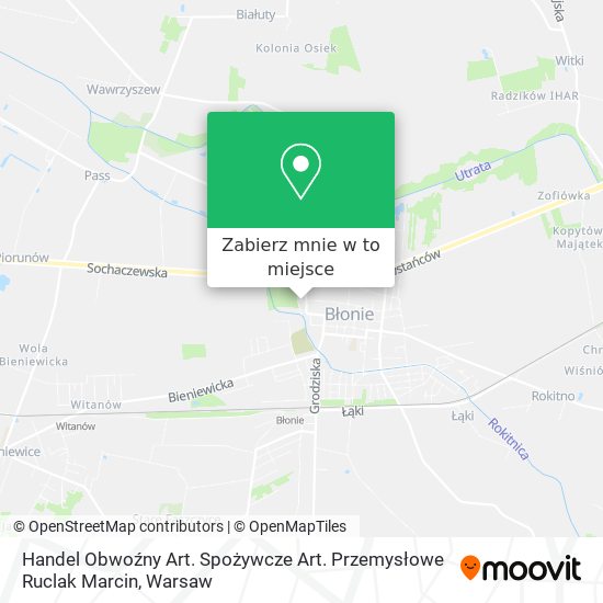 Mapa Handel Obwoźny Art. Spożywcze Art. Przemysłowe Ruclak Marcin