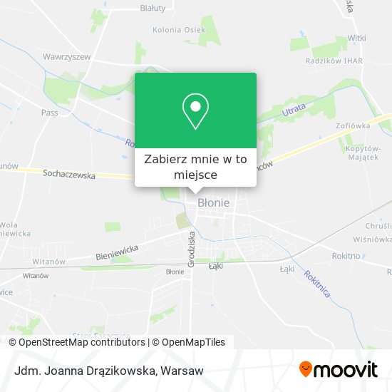 Mapa Jdm. Joanna Drązikowska