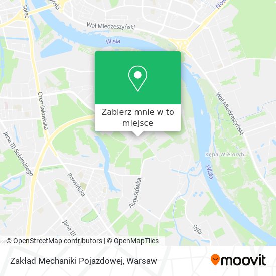 Mapa Zakład Mechaniki Pojazdowej