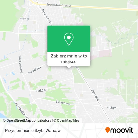 Mapa Przyciemnianie Szyb