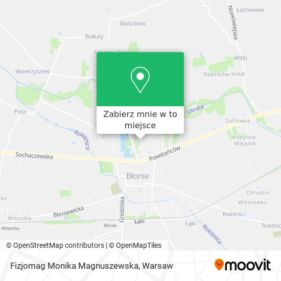 Mapa Fizjomag Monika Magnuszewska