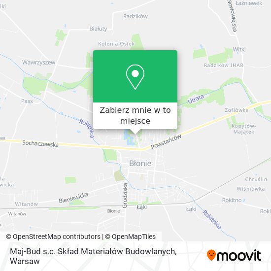 Mapa Maj-Bud s.c. Skład Materiałów Budowlanych