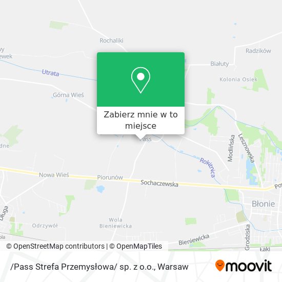 Mapa /Pass Strefa Przemysłowa/ sp. z o.o.