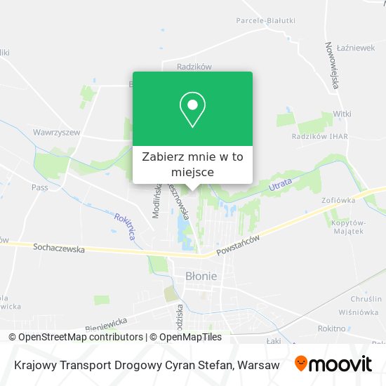 Mapa Krajowy Transport Drogowy Cyran Stefan