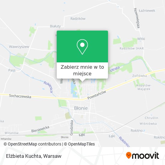 Mapa Elżbieta Kuchta