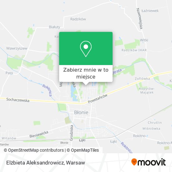 Mapa Elżbieta Aleksandrowicz