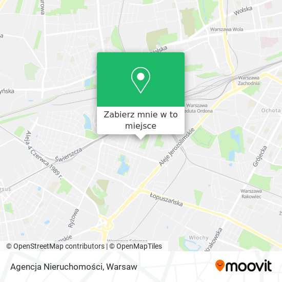 Mapa Agencja Nieruchomości