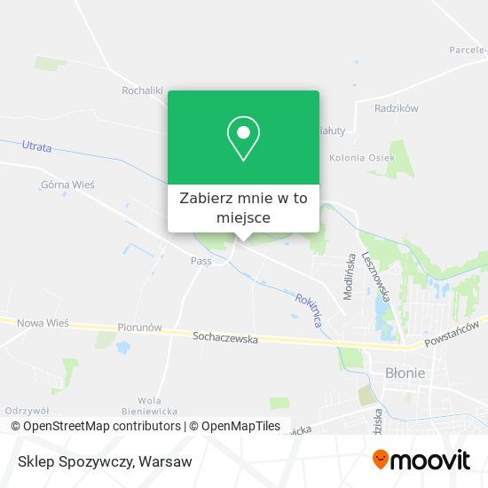 Mapa Sklep Spozywczy