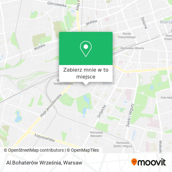 Mapa Al.Bohaterów Września