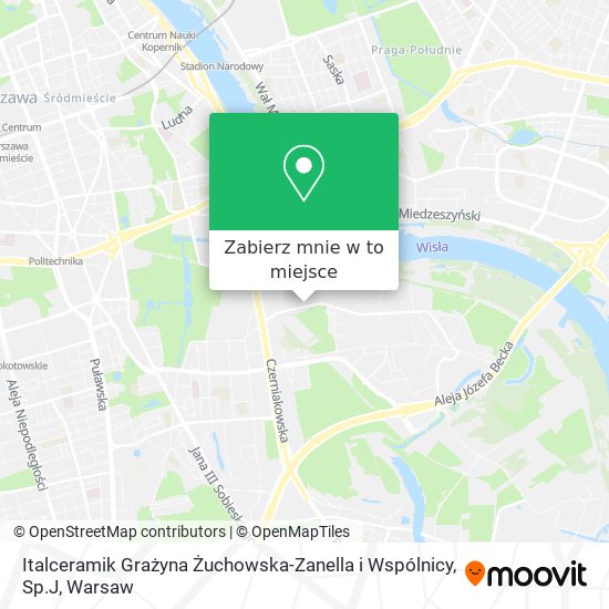 Mapa Italceramik Grażyna Żuchowska-Zanella i Wspólnicy, Sp.J