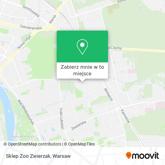 Mapa Sklep Zoo Zwierzak