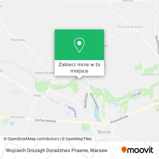 Mapa Wojciech Országh Doradztwo Prawne