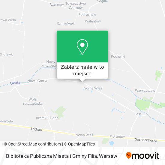 Mapa Biblioteka Publiczna Miasta i Gminy Filia