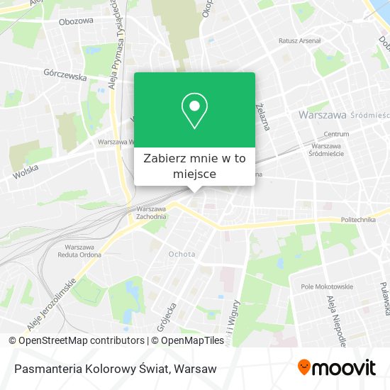 Mapa Pasmanteria Kolorowy Świat