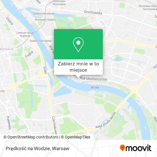 Mapa Prędkość na Wodzie