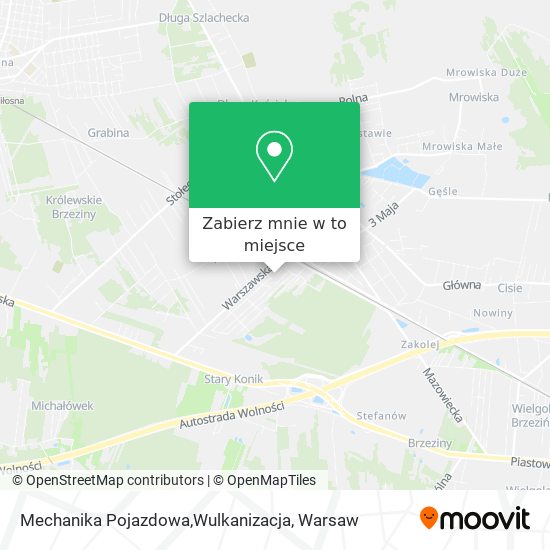 Mapa Mechanika Pojazdowa,Wulkanizacja