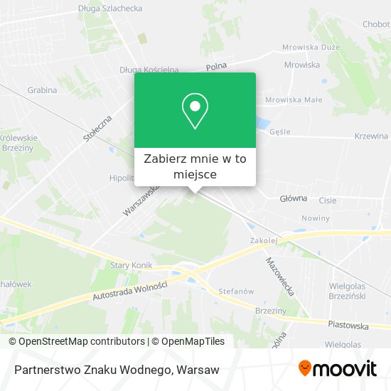 Mapa Partnerstwo Znaku Wodnego