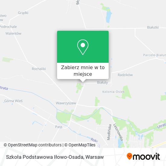 Mapa Szkoła Podstawowa Iłowo-Osada