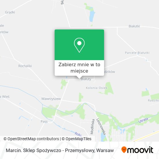 Mapa Marcin. Sklep Spożywczo - Przemysłowy