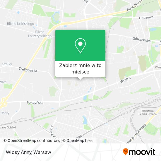 Mapa Włosy Anny