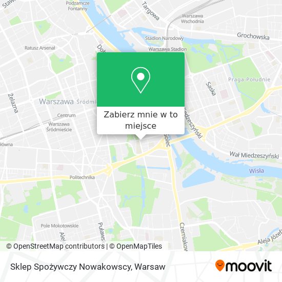 Mapa Sklep Spożywczy Nowakowscy