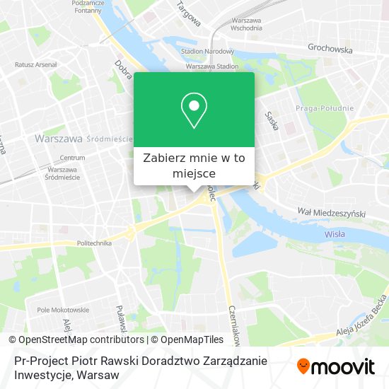 Mapa Pr-Project Piotr Rawski Doradztwo Zarządzanie Inwestycje