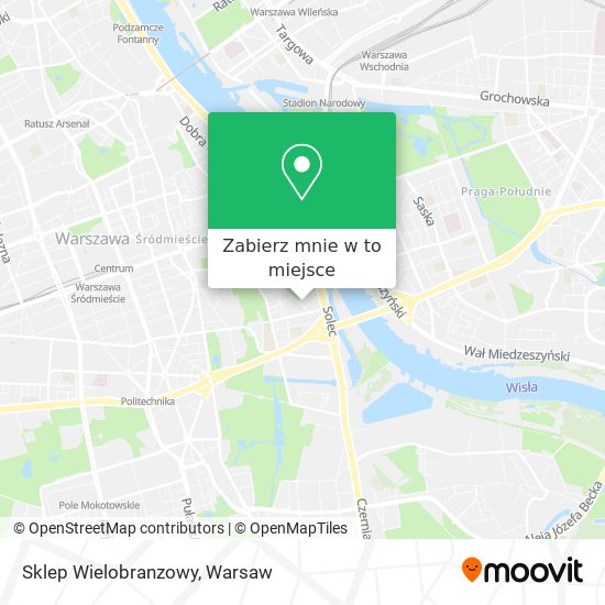 Mapa Sklep Wielobranzowy