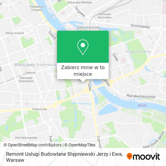 Mapa Remont Usługi Budowlane Stępniewski Jerzy i Ewa