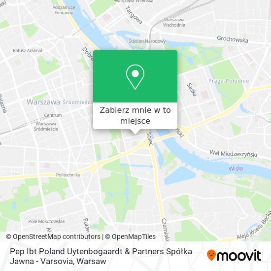 Mapa Pep Ibt Poland Uytenbogaardt & Partners Spółka Jawna - Varsovia