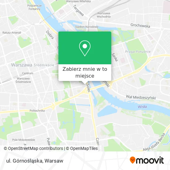 Mapa ul. Górnośląska