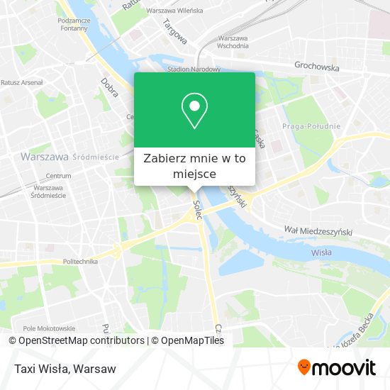 Mapa Taxi Wisła