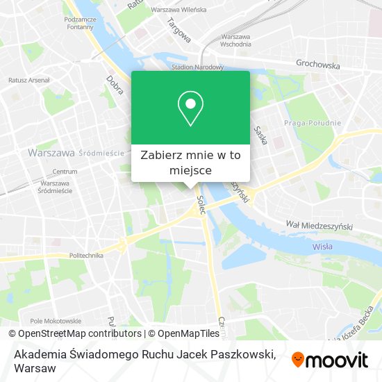 Mapa Akademia Świadomego Ruchu Jacek Paszkowski