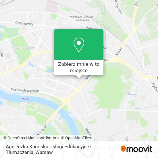 Mapa Agnieszka Kamiska Usługi Edukacyjne i Tłumaczenia