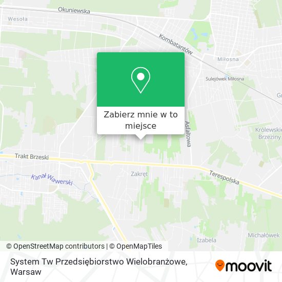 Mapa System Tw Przedsiębiorstwo Wielobranżowe