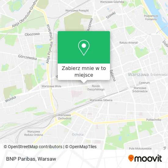Mapa BNP Paribas