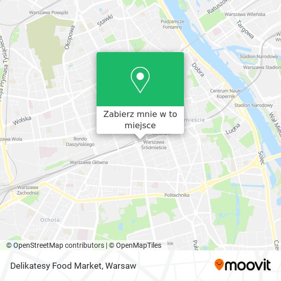 Mapa Delikatesy Food Market