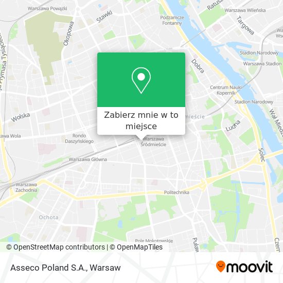 Mapa Asseco Poland S.A.