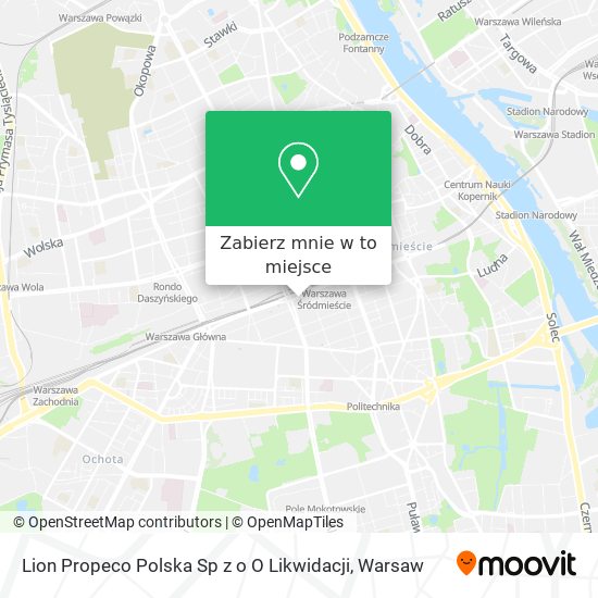 Mapa Lion Propeco Polska Sp z o O Likwidacji