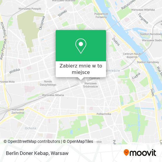 Mapa Berlin Doner Kebap