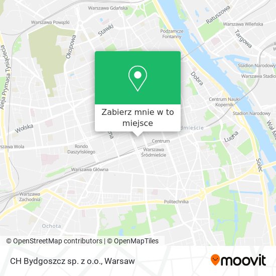 Mapa CH Bydgoszcz sp. z o.o.