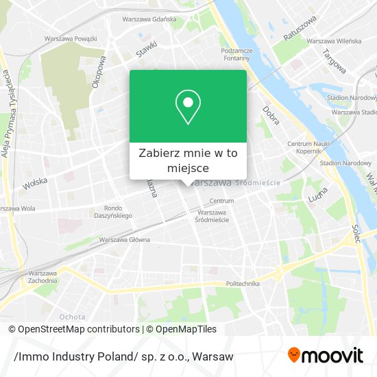 Mapa /Immo Industry Poland/ sp. z o.o.