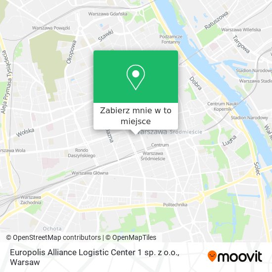 Mapa Europolis Alliance Logistic Center 1 sp. z o.o.