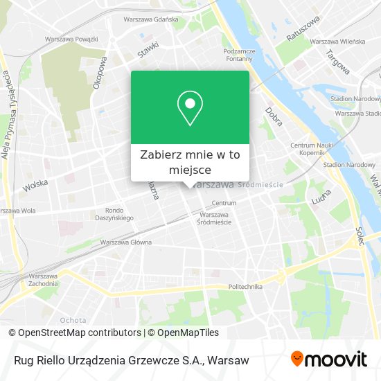 Mapa Rug Riello Urządzenia Grzewcze S.A.