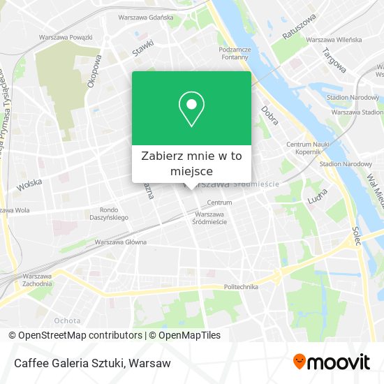 Mapa Caffee Galeria Sztuki