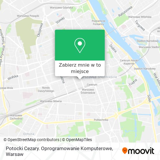 Mapa Potocki Cezary. Oprogramowanie Komputerowe