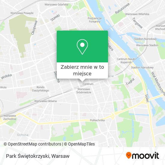 Mapa Park Świętokrzyski