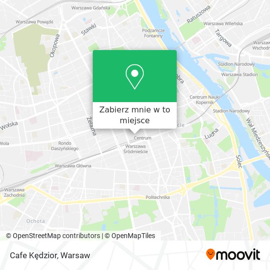 Mapa Cafe Kędzior